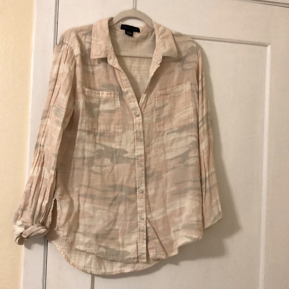 Sanctuary white camp button down